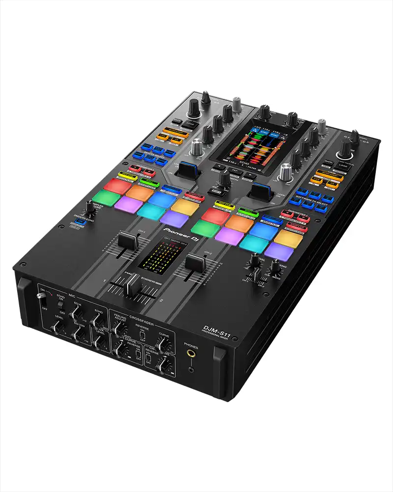 Pioneer dj djm s11 2 channel dj mixer hero