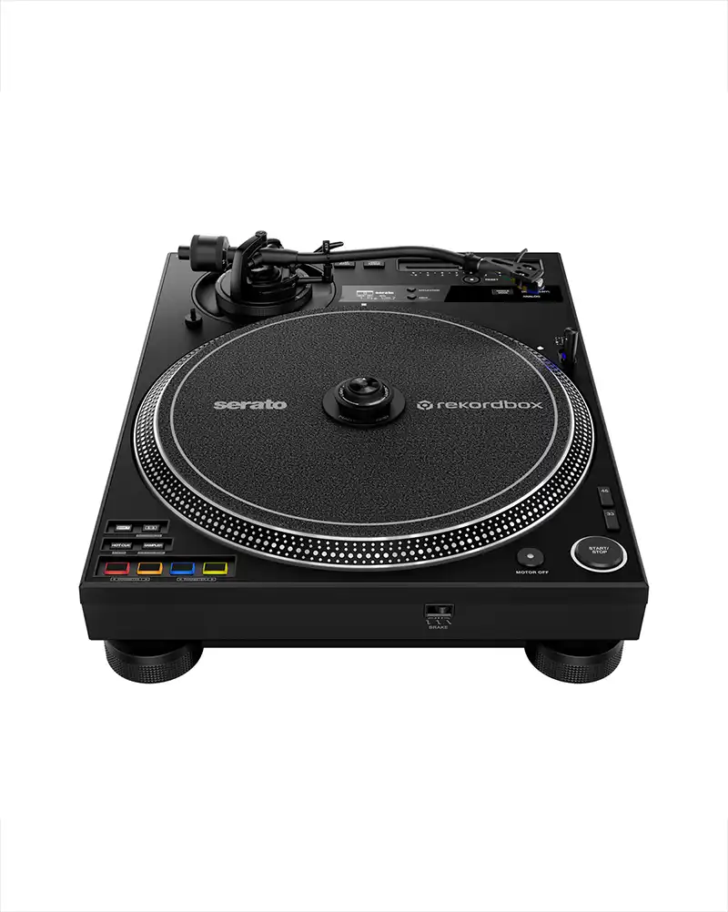 Pioneer dj plx crss12 hybrid turntable oblique